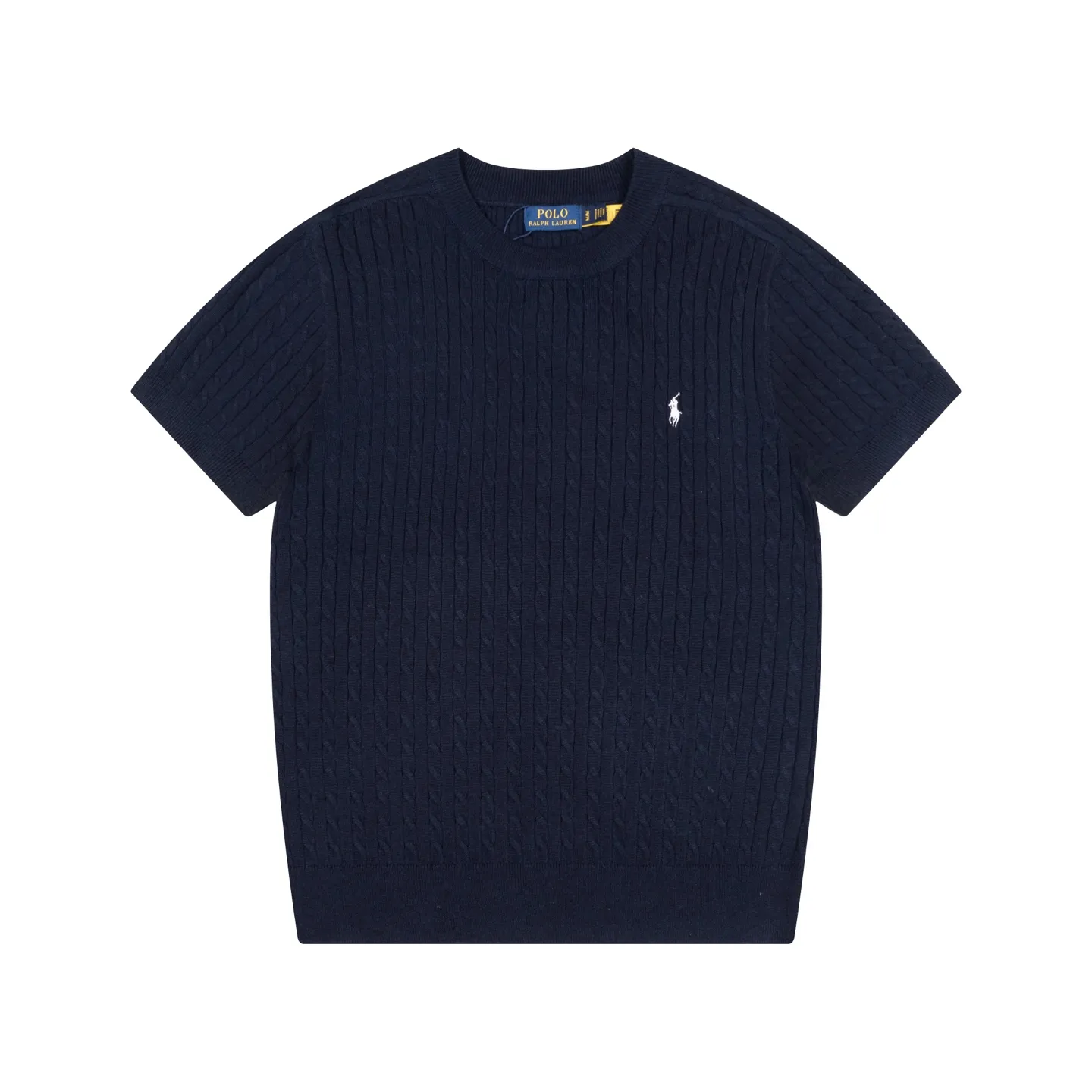 P190 POLO Classic LOGO embroidery Solid color business casual pullover round neck wool knitted sweater short sleeves, inspired by the 1980s retro Original fabric Official same style Customized same vat dyed fabric Very comfortable to the touch Latest brick cabinet synchronization for spring and summer Fashionable and personalized Super versatile and good-looking Very suitable for both men and women A must-have style Tag Collar label Washed wheat Complete with three standards Color: royal blue Size: M-3XL